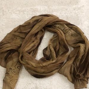 Gorgeous tan brown scarf scarf wrap